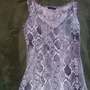 Snake Pattern Dress